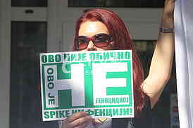 Protest protiv covid propusnica