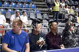  Partizan-Red Star, basketball derby game.