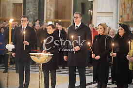 Petar Petkovic, Ana Brnabic, Aleksandar Vucic, Milena Popovic i Bogdan Ivanovic