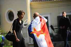 Jovanka Broz buried next to her husband Josip Broz Tito