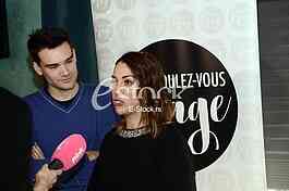 Actors Marijana Micic and Boki Peric