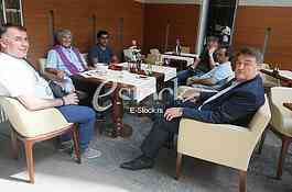 Press Conference on the charity football match to help children with cancer
