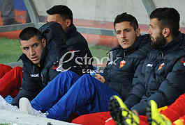 The first training of the national football team led by Ljubisa Tumbakovic