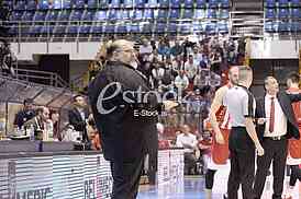  Partizan-Red Star, basketball derby game.
