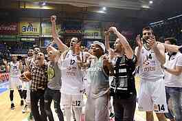  Partizan-Red Star, basketball derby game.