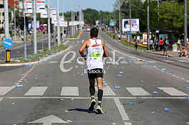 Street runners at 29th Belgrade marathon