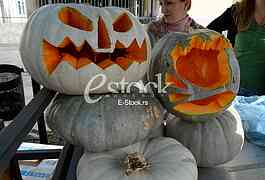 competition for the heaviest pumpkin, and for the most beautiful piece of pumpkin, market Zemun