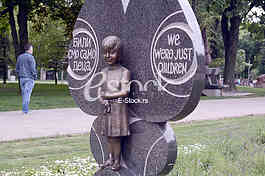  We were just children, monument in Tasmajdan Park