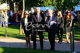 The traditional reception at the residence of the US ambassador