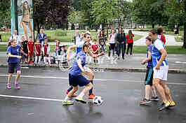Football tournament of young categories