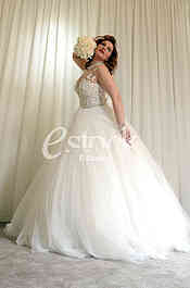 Salon wedding dress  White Fashion