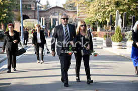 The funeral of actress Milena Dravic
