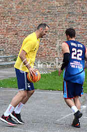 Basketball basket for happiness
