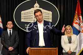 Serbian Prime Minister Aleksandar Vucic. Premijer Srbije Aleksandar Vučić