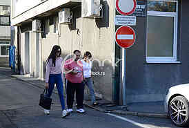  In front of Zemun Clinic Center, family of Darko Lazic
