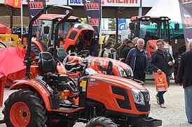 Agricultural machinery at fair