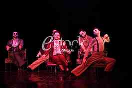 Ballet Who's singing there.ballet to the music by Vojislav Voki Kostic, DEDICATED TO THE ACTOR Dragan Nikolic.National Theatre.