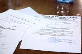 Submission of the nomination of the President, Vojislav Seselj.