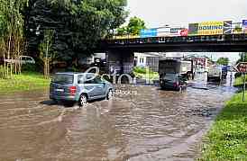 Flooding after rains in Novi Sad