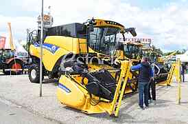Agricultural machinery at fair
