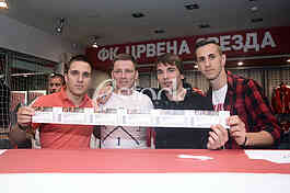 Sell tickets for the football match on Marakana