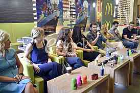 Press conference for the cartoon Hotel Transylvania third part