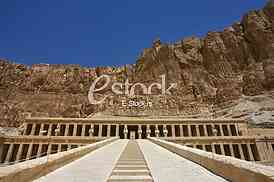 Mortuary Temple of Hatshepsut, near the Valley of the Kings, in Luxor, Egypt.