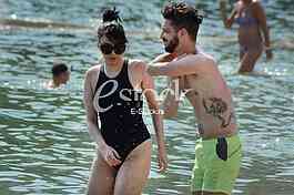 Zeljko Joksimovic daughter with boyfriend, Mina Joksimovic