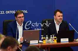 Aleksandar Vucic i Igor Mirovic