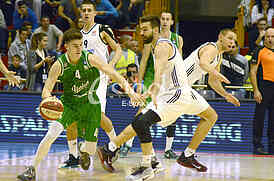 Basketball game between Partizan and Olimpija 