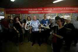 the opening of a memorial room Kosmet victims