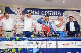 Olympic champion in wrestling, return from Olympics, Davor Stefanek