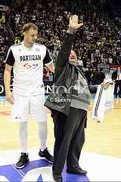 Partizan-Paok, (78:82), basketball game, FIBA league.