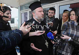 The priest Velibor Dzomic
