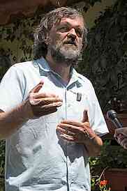  Emir Kusturica, Press conference about fourth music festival 
