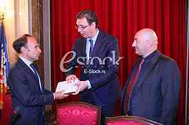 Serbian Prime Minister Aleksandar Vucic on the promotion of the book 