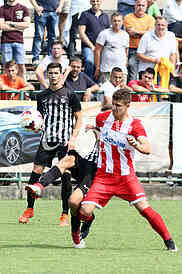 Football match  Partizan and Red Star.