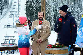Live  TV show Sarenica with Ana Babic and Slobodan Sarenac, RTS TV station