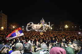 Protest ispred skupstine grada