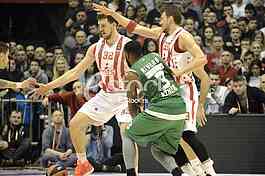 Red Star- Panathinaikos basketball game