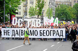 Protest of citizen initiative 