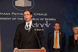 Serbian government, press conference
