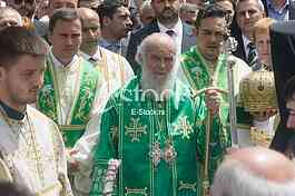 Ortodox church procession Belgrade Spasovdan