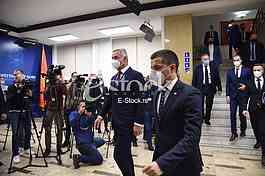 Milo Djukanovic i Aleksa Becic