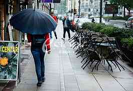 Rain in Belgrade, bad weather