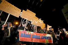 The protest walk
