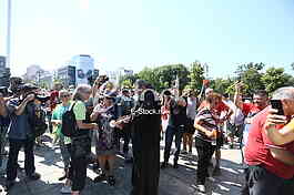 Antonije Davidovic Skupstina Srbije protest