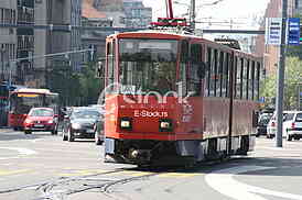 Trams at the Station, Slavija   