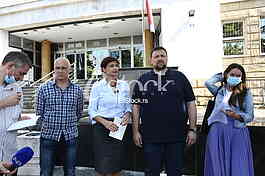 Dusko Petrovic, Dragana Rakic i Dusan Dincic