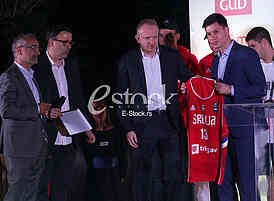Promotion of new jersey national basketball team Serbia
